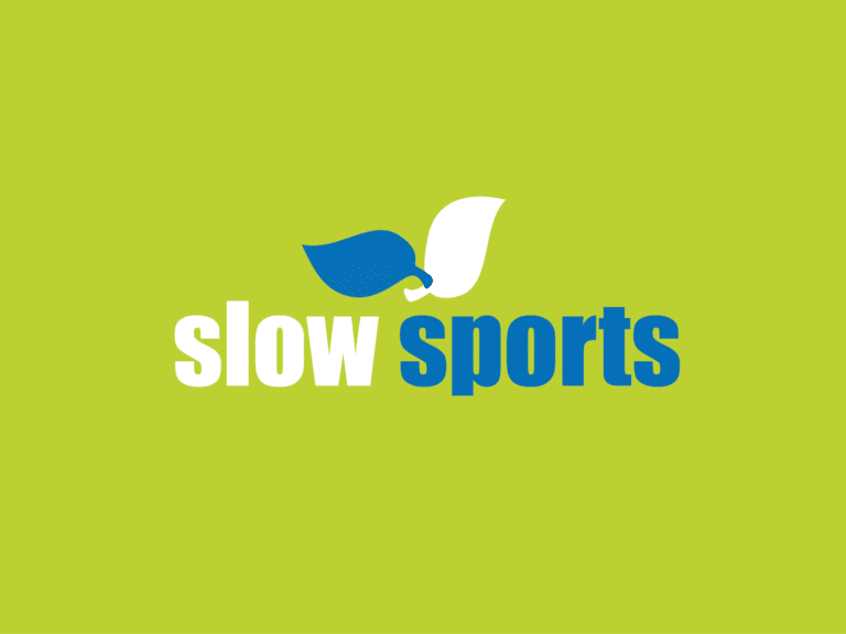 slow sports logo groen